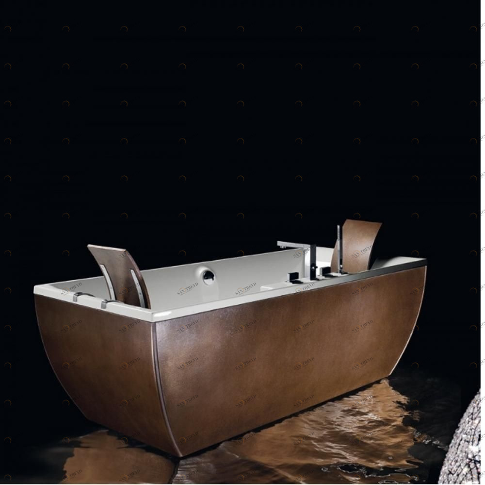 Ванна свободно стоящая Kali Metal Bronze 180 см Karolitalia BLUBLEUKALIMETALBRONZE180