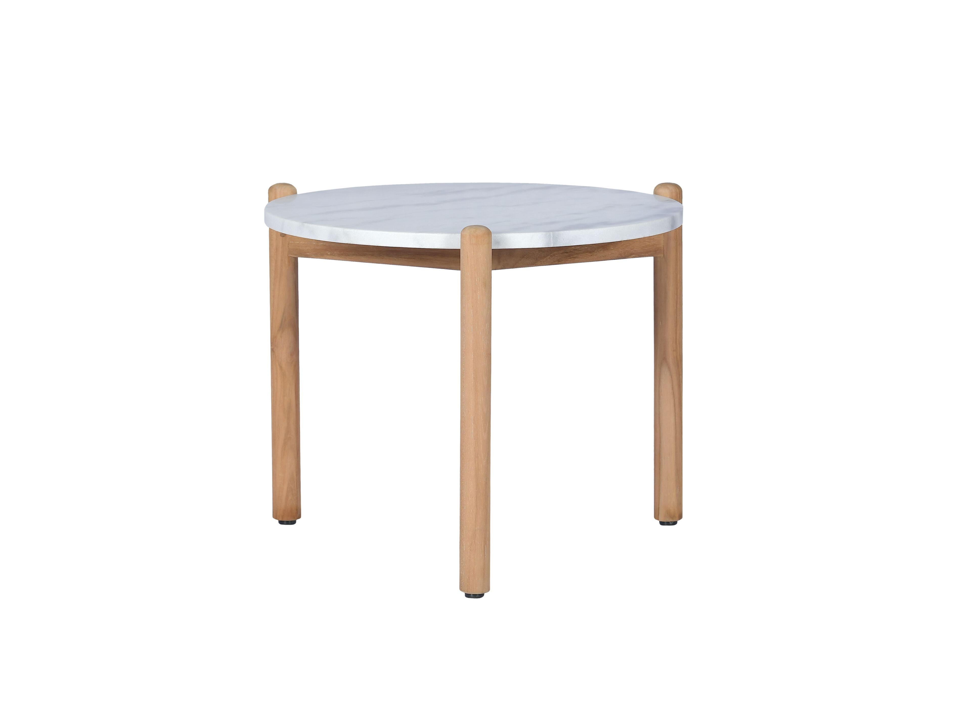 Круглый стол из тикового дерева с керамогранитом cbdesign Stylo ARCH-00008265 - Вид №12