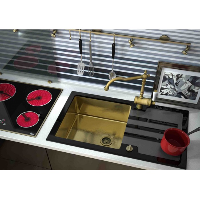 Zorg GL 7851 Black Bronze Мойка кухонная прямоугольная Zorg  - Вид №2