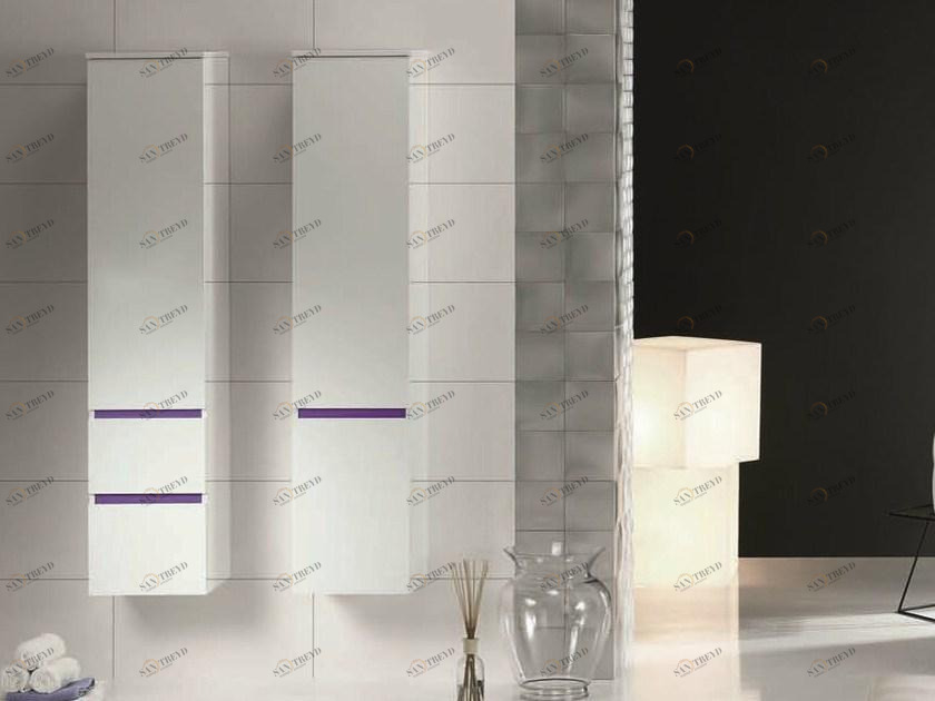 Mobiltesino Тумба для ванной колонна с ящиками Qubo sun-id-1389131