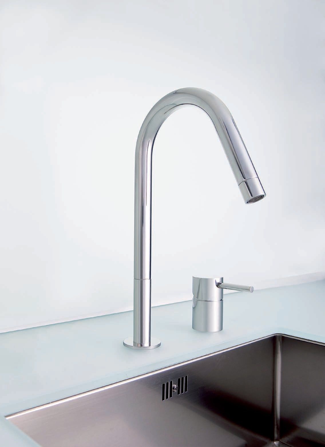 Смеситель для кухни из нержавеющей стали MGS F2 ARCH-00089986 - Вид №1