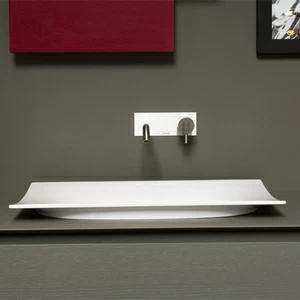 FOGLIO81 Накладная раковина под столешницу  овальная Antoniolupi