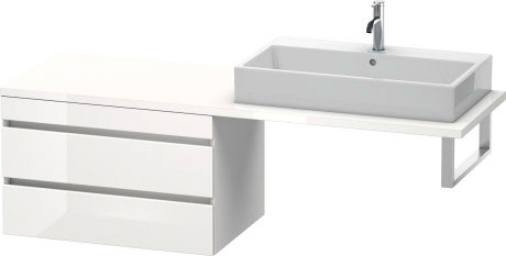 DS533902222 DuraStyle Шкафчик для консоли Белый глянцевый декор Duravit - Вид №2