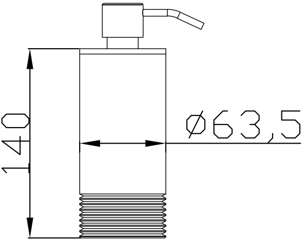 JEE-O Дозатор мыла из стали Soho 701-0050/2/8/9 - Вид №1