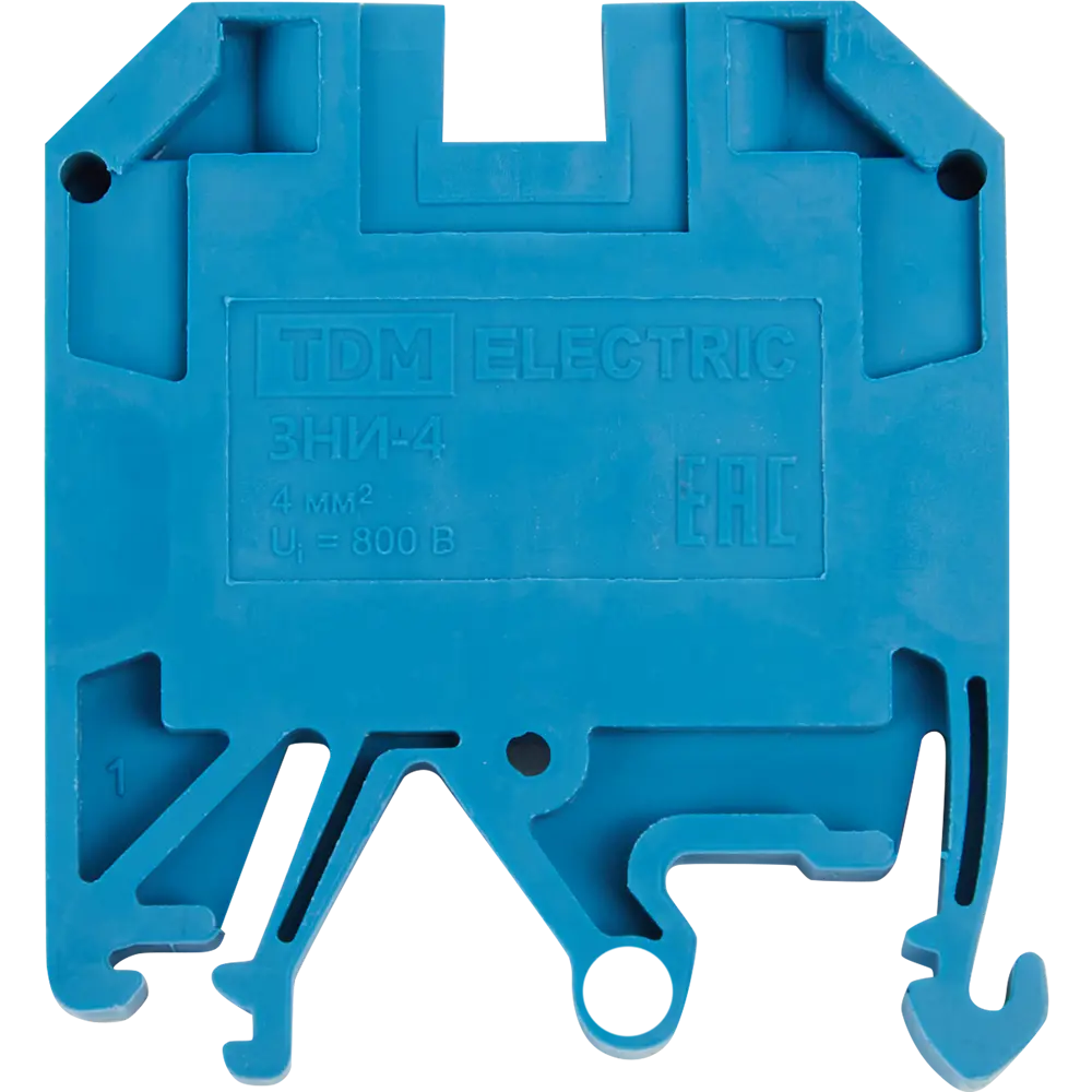 Зажим наборный TDM Electric ЗНИ-4мм2 (JXB35А) синий STLM-2018489 - Вид №2