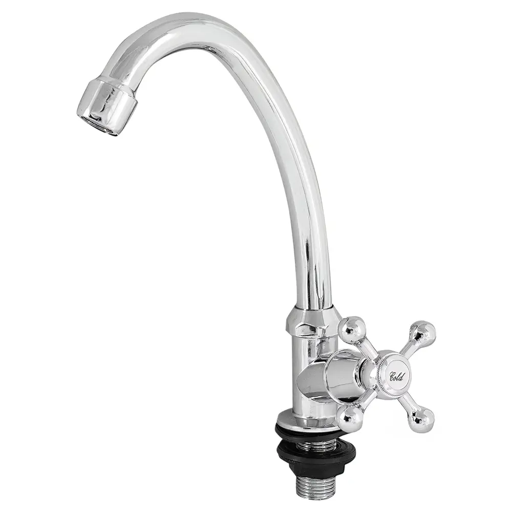 Кран для холодной воды Киров цвет хром 89451088 STLM-2005688 Santreyd