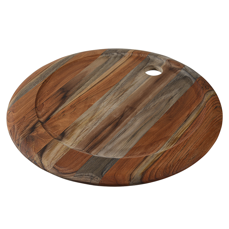 TH908 Набор из 3 круглых сервировочных досок specialty 38 см TEAKHAUS  - Вид №5