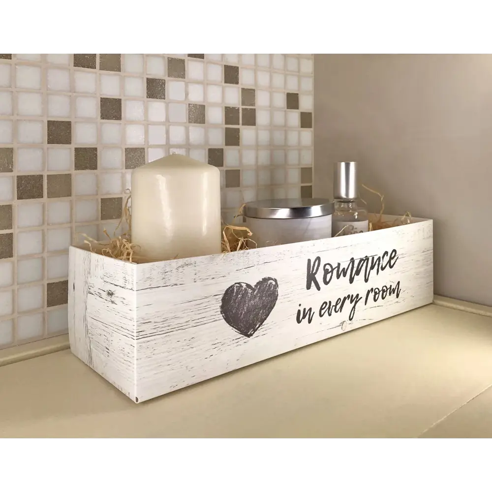 Коробка для хранения Графио 01 30x10.5x8 см полипропилен бело-черный Santreyd STLM-2036679 - Вид №3