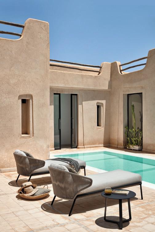 MNST22 Шезлонг лава бронза Manutti Radius - Вид №19