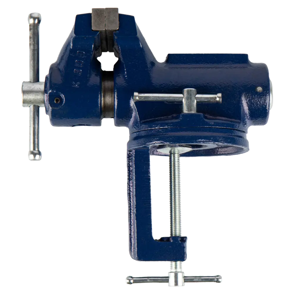 Тиски слесарные настольные Кобальт с поворотным механизмом 89374099 STLM-1563495 - Вид №1