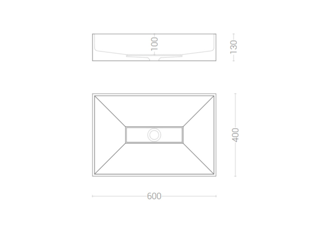 WВ-606 Раковина из бетона WB-606 BET-ON BetOn  - Вид №7