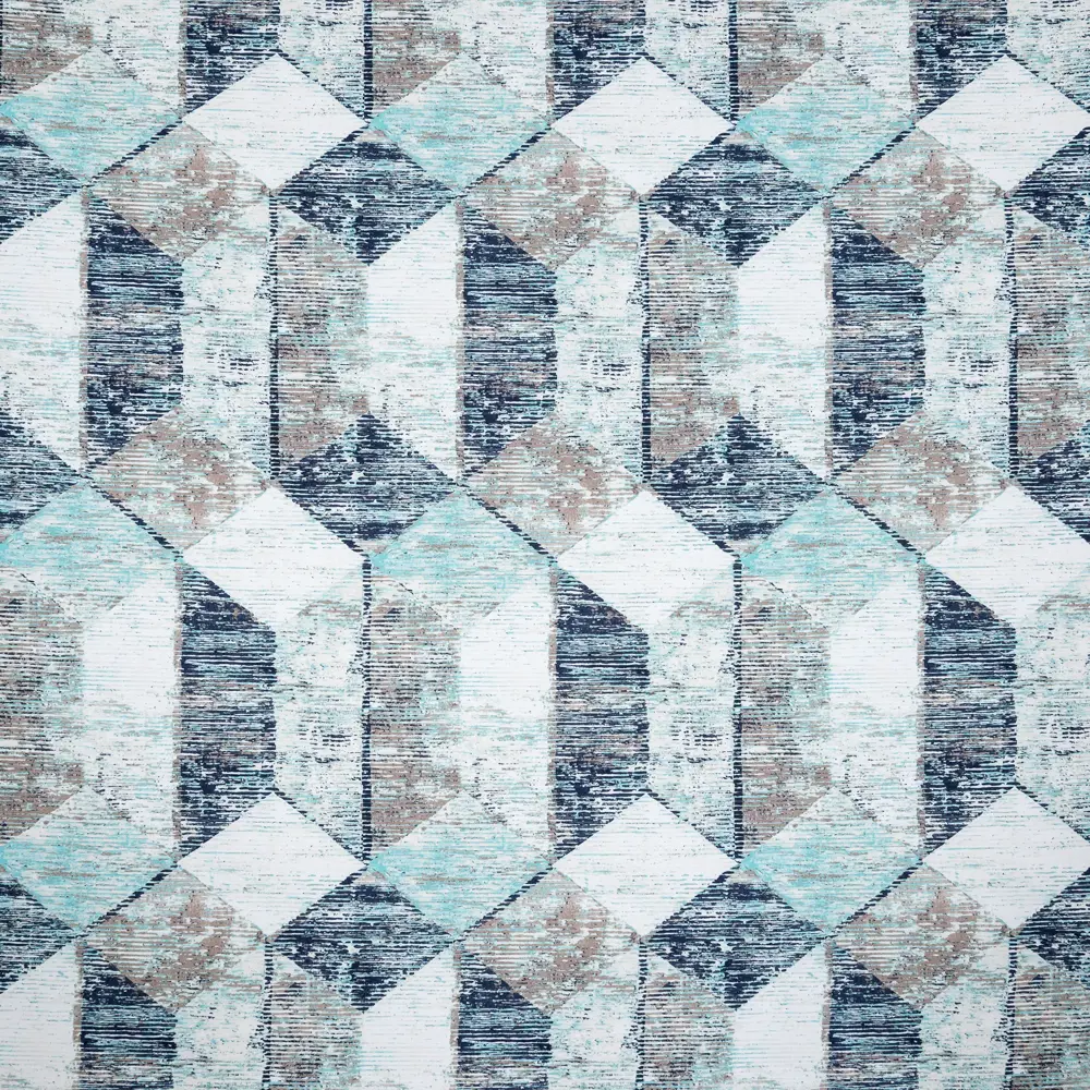 Штора на ленте «Шебби» 140х260 см цвет голубой SEASONS STLM-2134498 - Вид №1