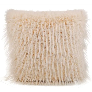 Подушка Лама 45x45 см цвет бежевый