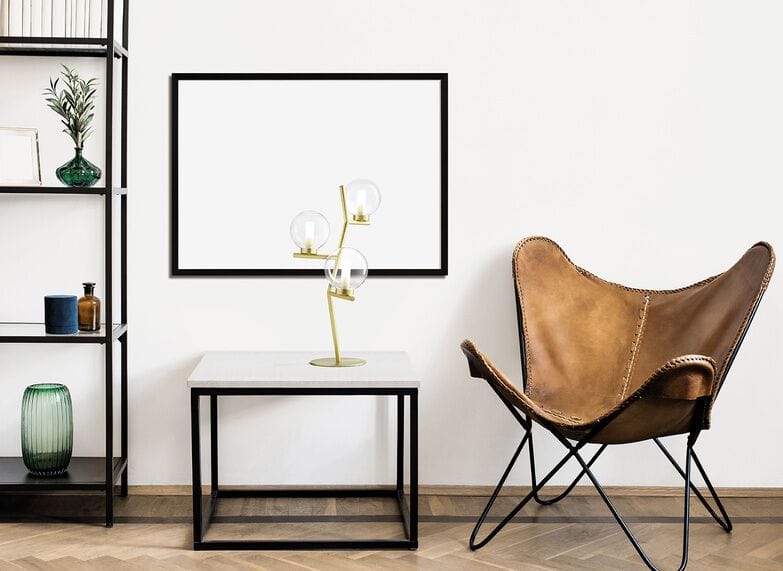 Настольная лампа из боросиликатного стекла Miloox Camely ARCH-00019015 - Вид №1