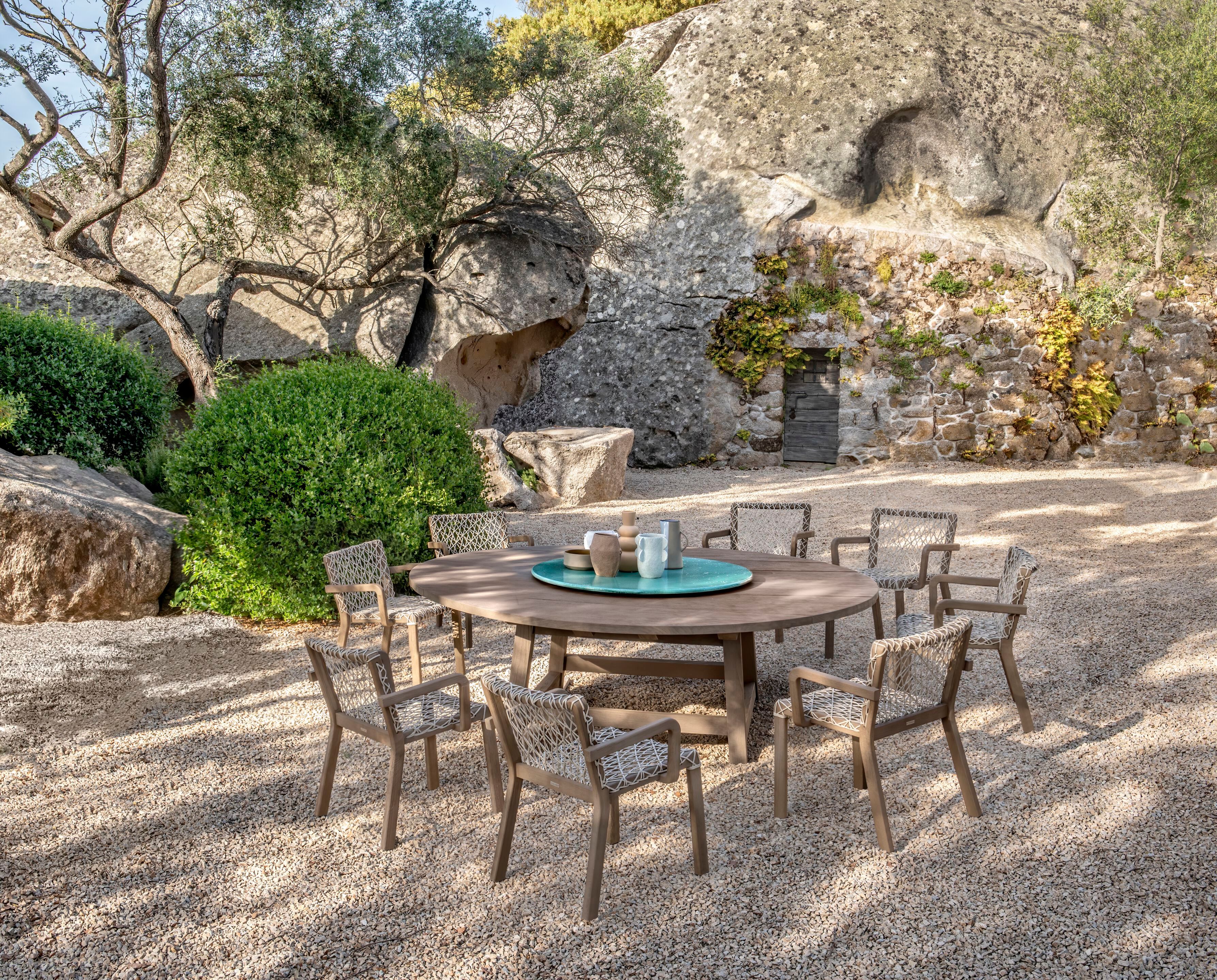 Веревочный стул с подлокотниками Ethimo Rafael ARCH-00027962 - Вид №5