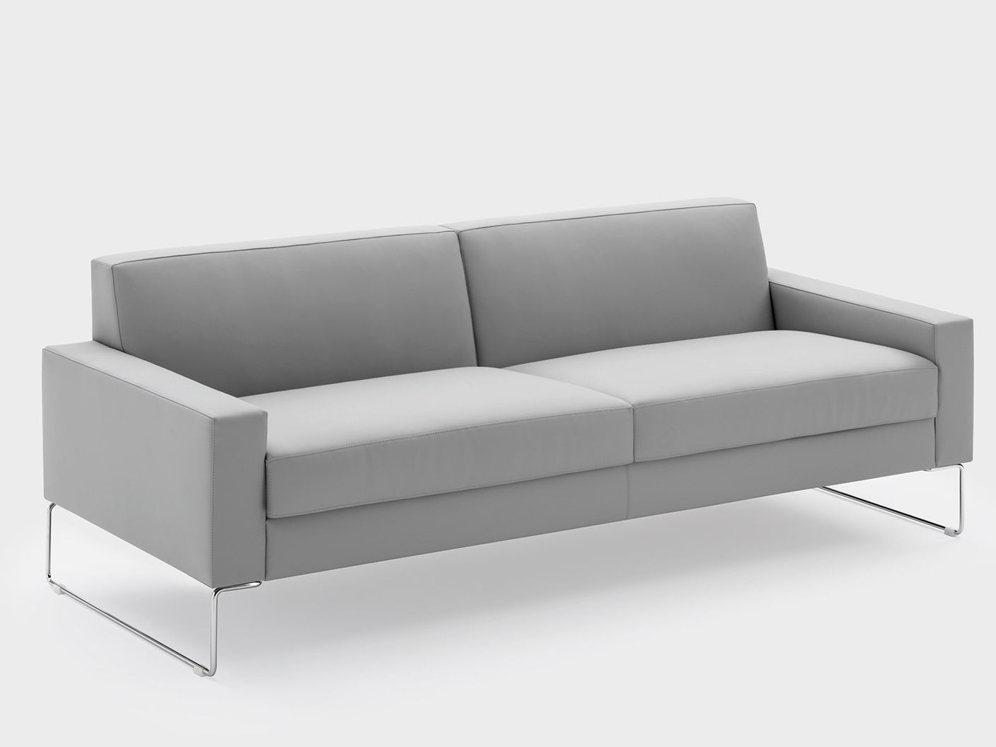 3-местный кожаный контрактный диван Viganò Cubiko ARCH-00140645