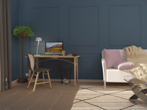 Прямоугольный складной стол из массива дерева