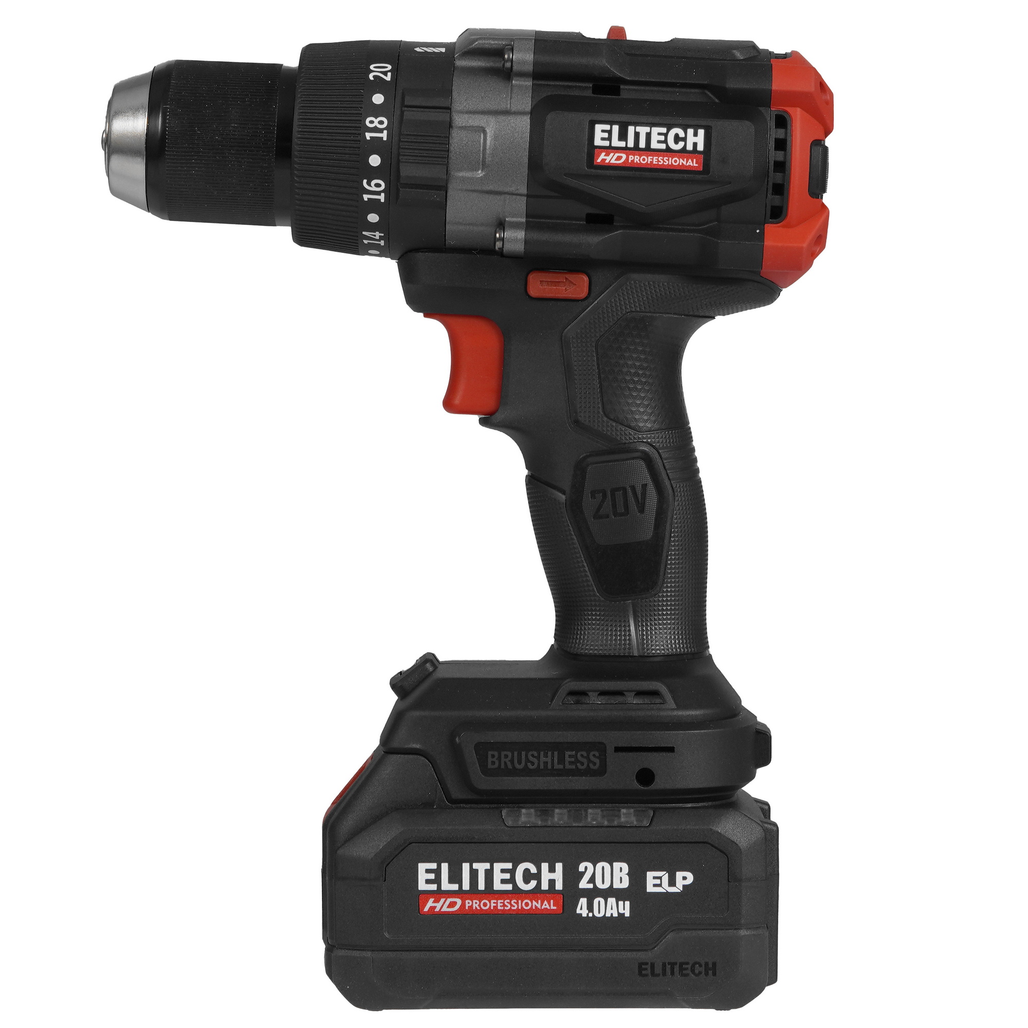 Дрель-шуруповерт ELITECH HD CD 20BL2 9130084 STDN-0115906 - Вид №1