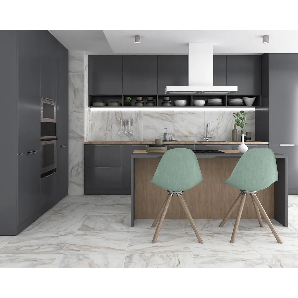 Керамогранит Helio 60x60 см 1.8 м² цвет белый Santreyd STLM-2153582 - Вид №2