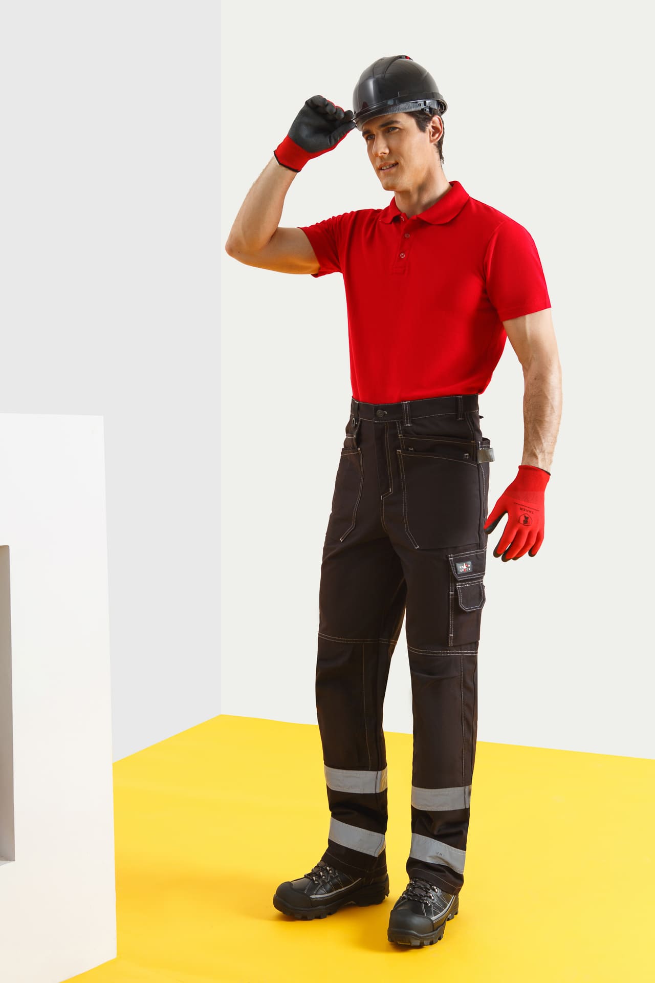 62052 Брюки  черные Union Space  Летняя спецодежда  размер 56-58/170-176  - Вид №3