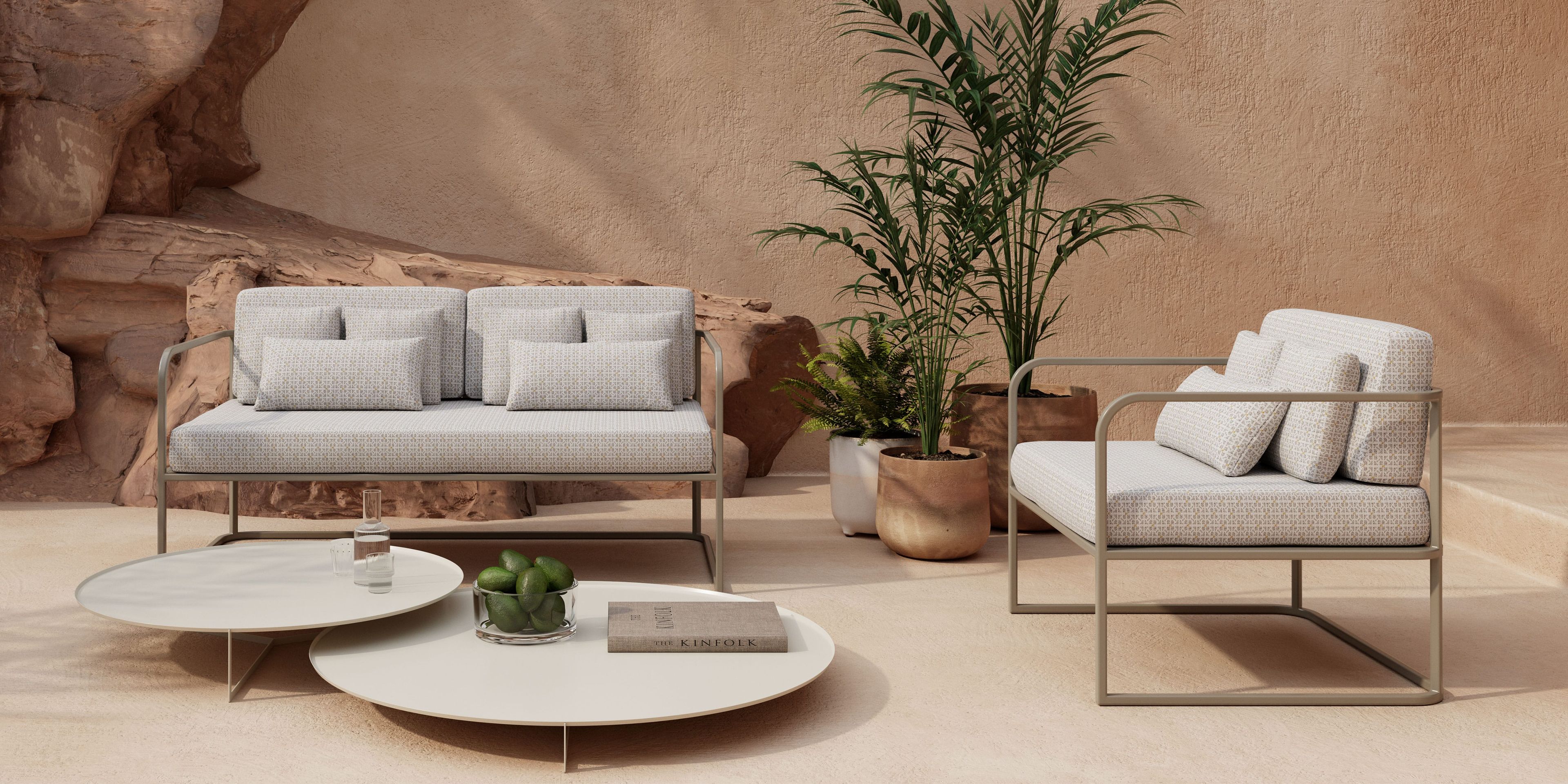 2-местный металлический садовый диван MEMEDESIGN Cruise ARCH-00130506 - Вид №3