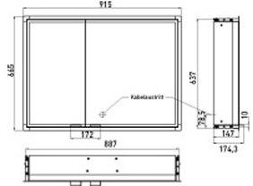 Emco Bad Зеркало с подвесным контейнером для ванной Prestige sun-id-1380409 - Вид №25