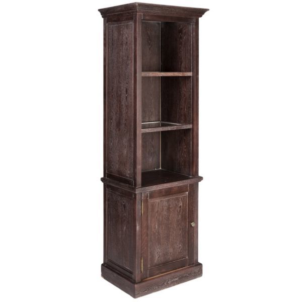 Шкаф книжный узкий коричневый PUSHA MH INTERIORS 062942 Коричневый  - Вид №7