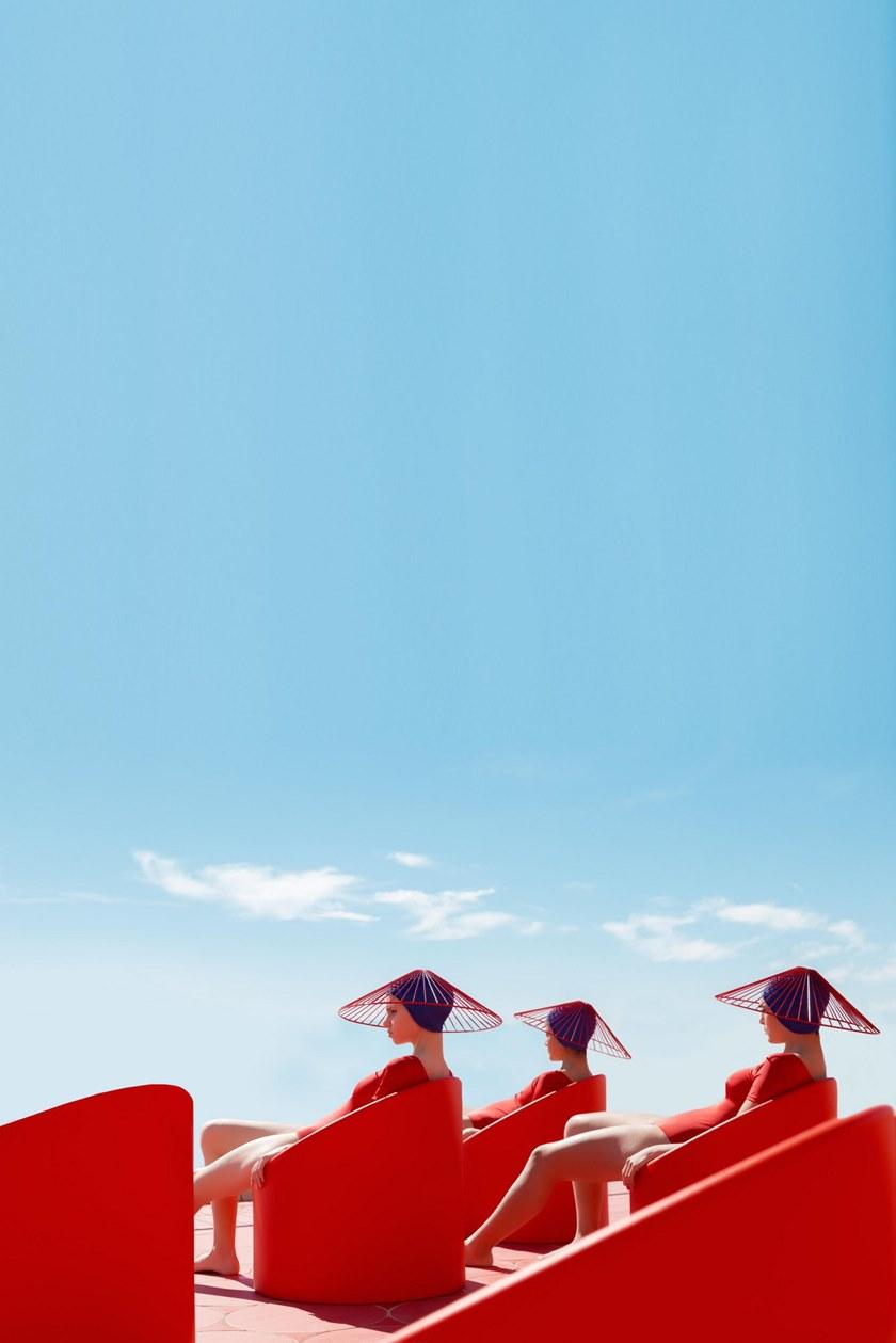 Diabla Садовое кресло из полиэтилена Lipstick sun-id-1348550 - Вид №3