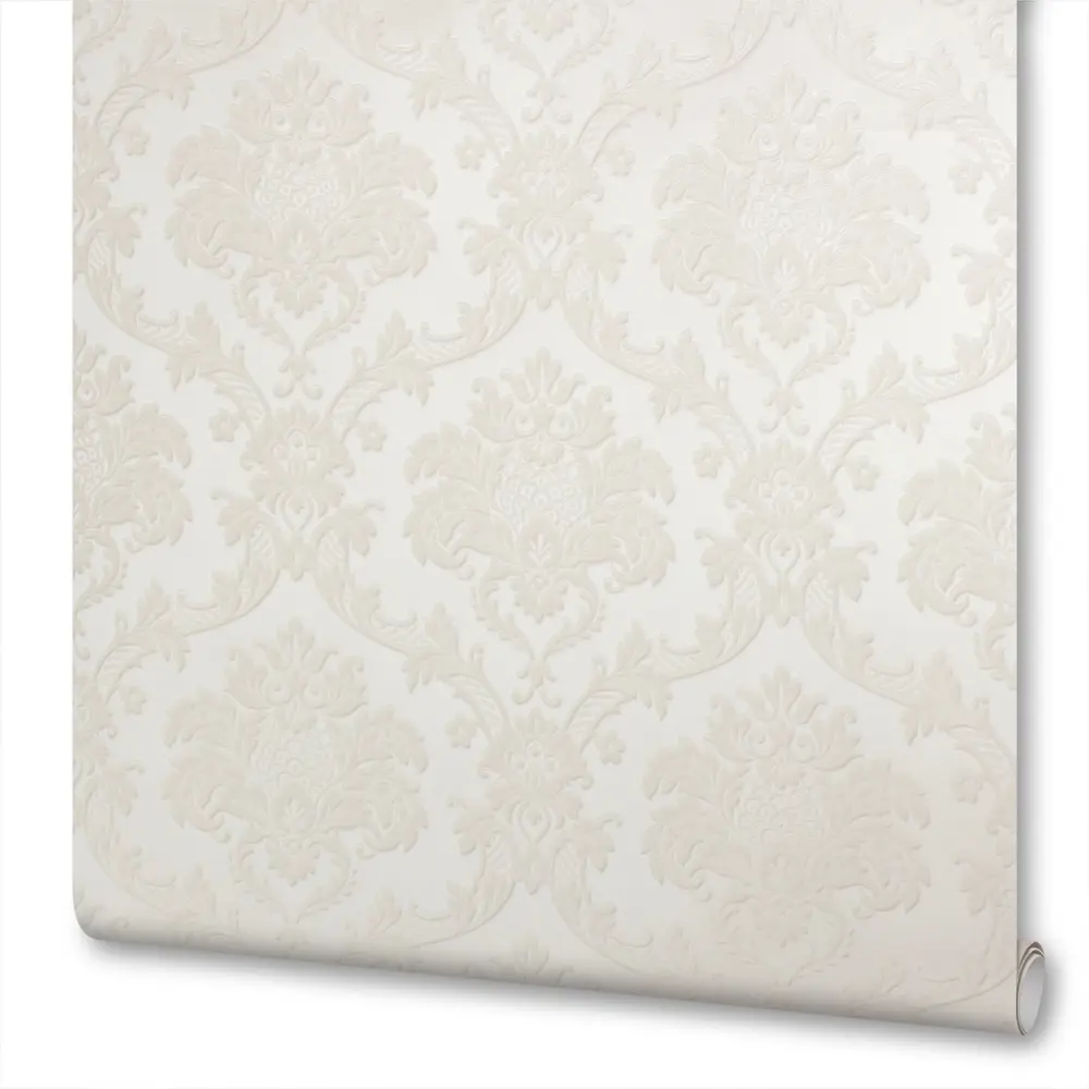 Обои виниловые 0.53х10 м вензель цвет белый Ra 505306 Rasch Trianon STLM-2015032