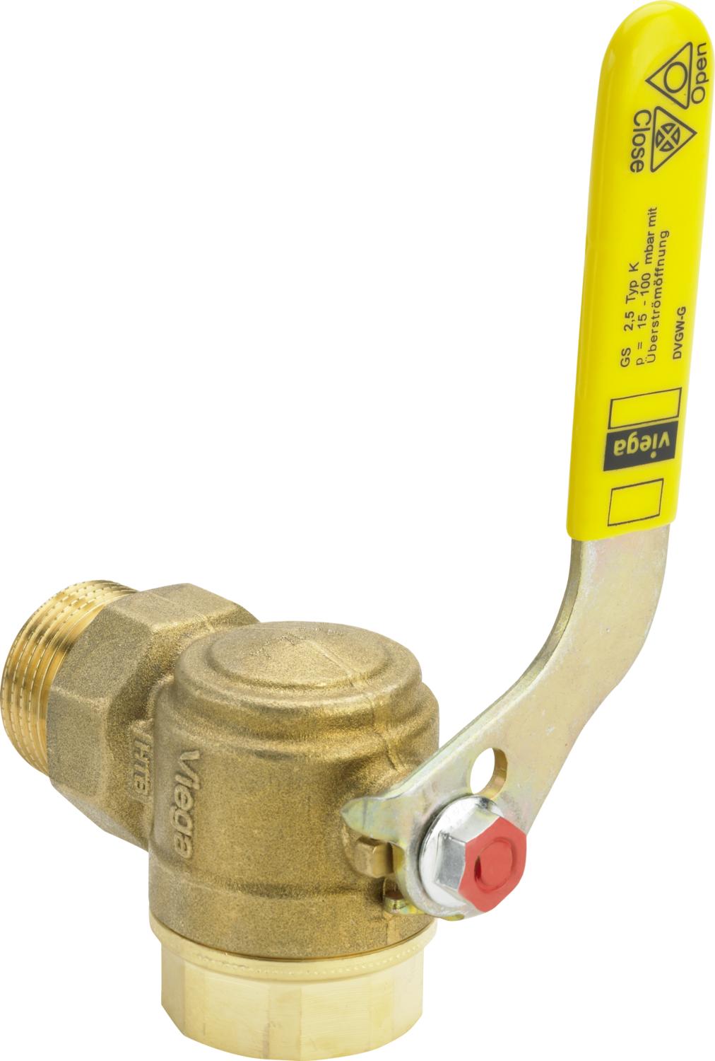 Viega Угловой шаровой кран для газового счетчика G2110S (618766) 618 766