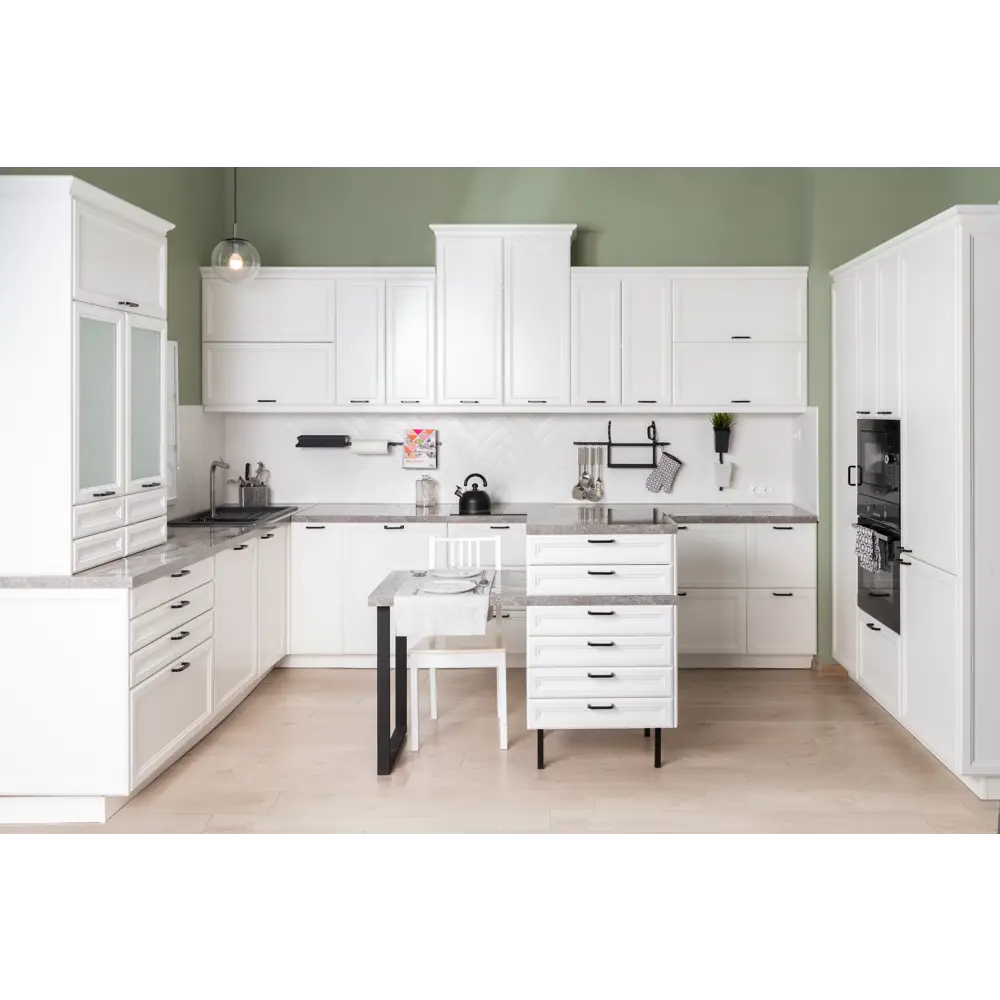 Фасад для кухонного шкафа Реш 44.7x214.1 см Delinia ID МДФ цвет белый STLM-2088093 - Вид №5