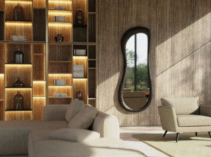 Настенное зеркало из стекловолокна