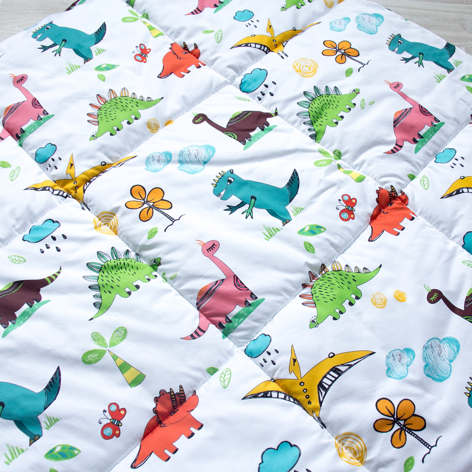 Игровой коврик для вигвама Dino VAMVIGVAM DINO 281605 Красный;желтый;зеленый Santreyd - Вид №1