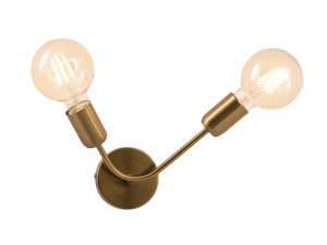 Металлический настенный светильник