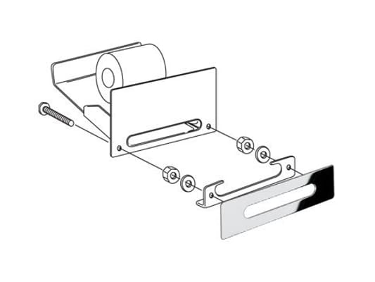 Металлический держатель рулона гостиницы INDA® HOTELLERIE ARCH-00105236 - Вид №1