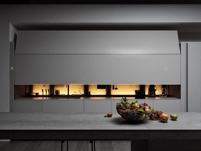 VALCUCINE Стеклянная кухня без ручек sun-id-1432329 - Вид №1