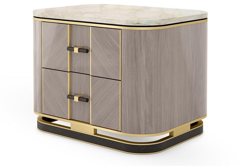 FRATO Прямоугольная тумбочка из дерева с ящиками Ashi Ffu020015aap - Вид №1