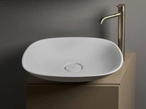 Прямоугольная столешница из твердой поверхности