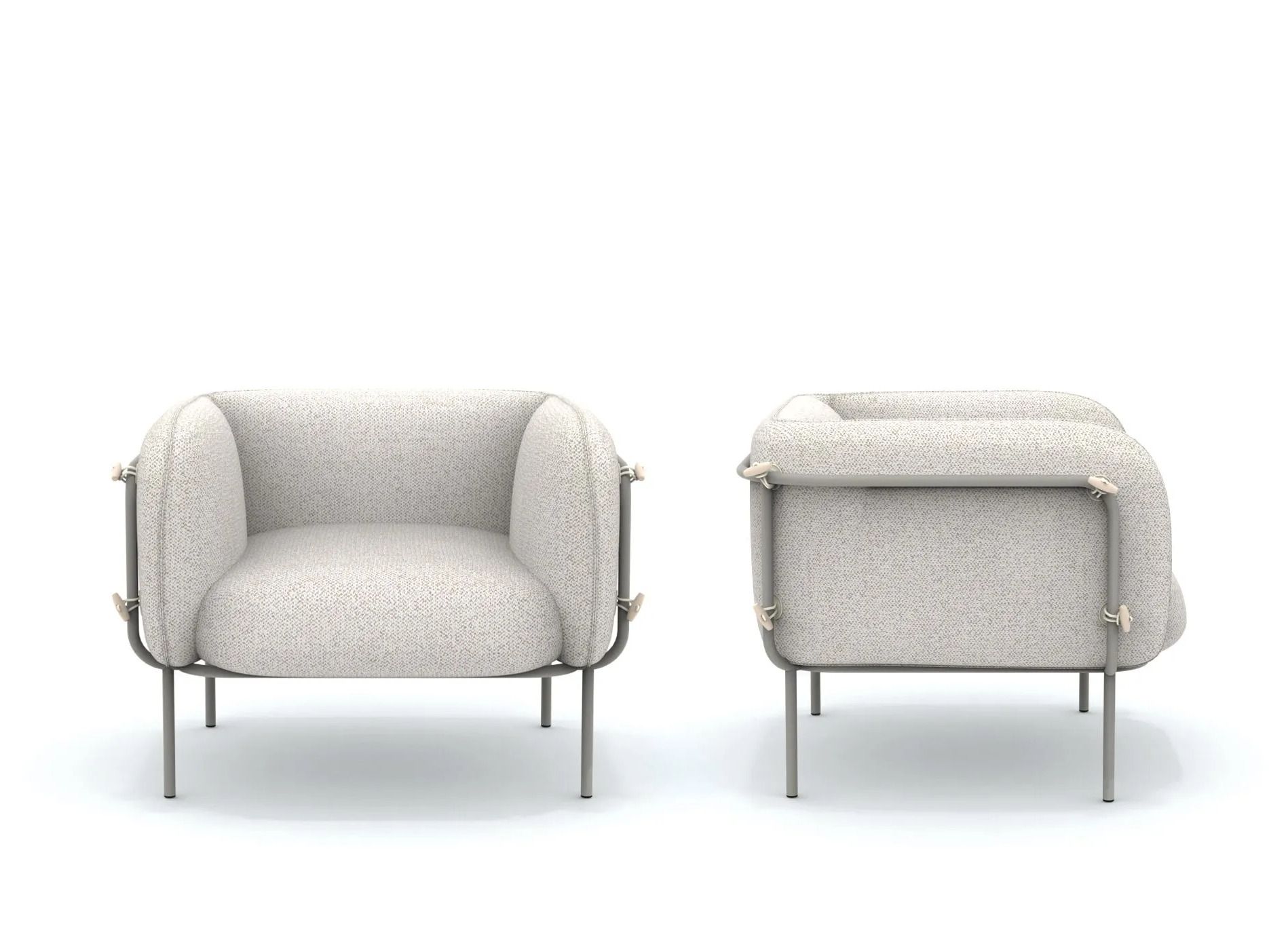 Тканевое садовое кресло с подлокотниками Vermobil Alamari ARCH-00135397 - Вид №1