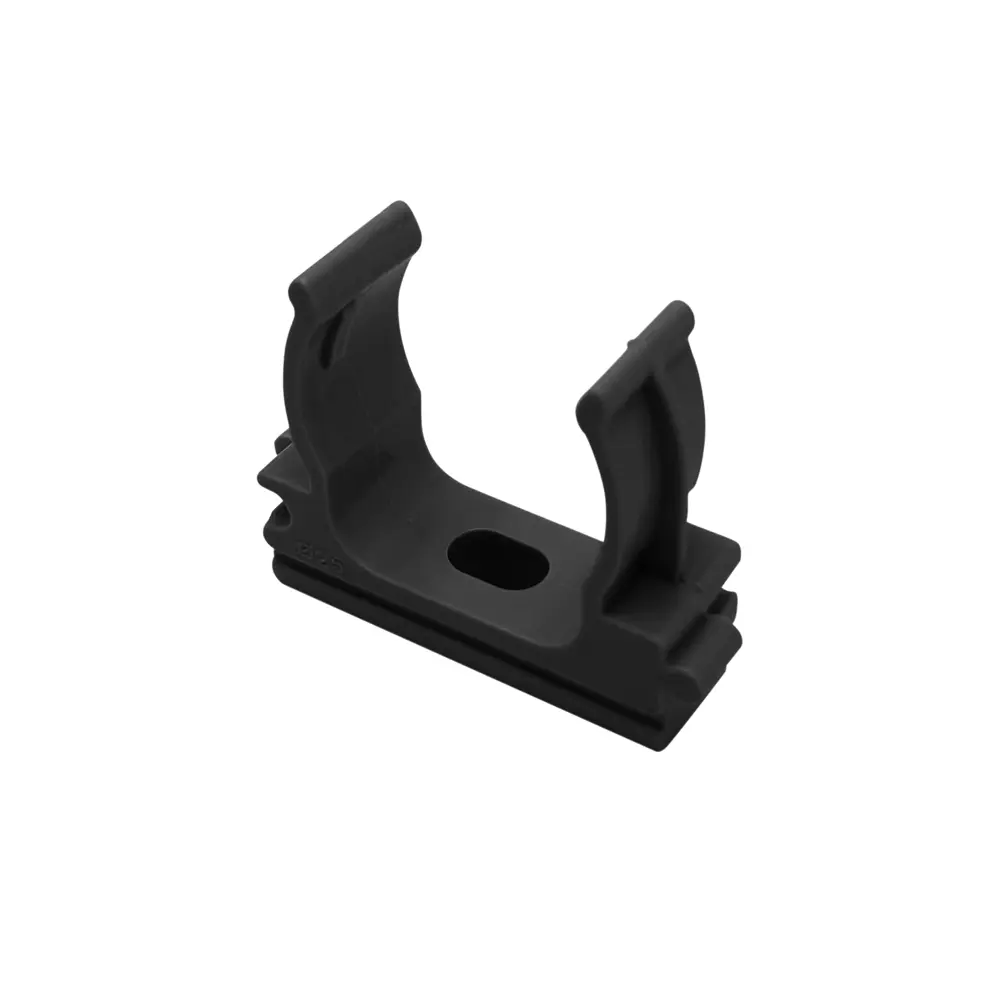 Держатель-клипса для труб LEXMAN D20 мм цвет черный 10 шт STLM-2179753