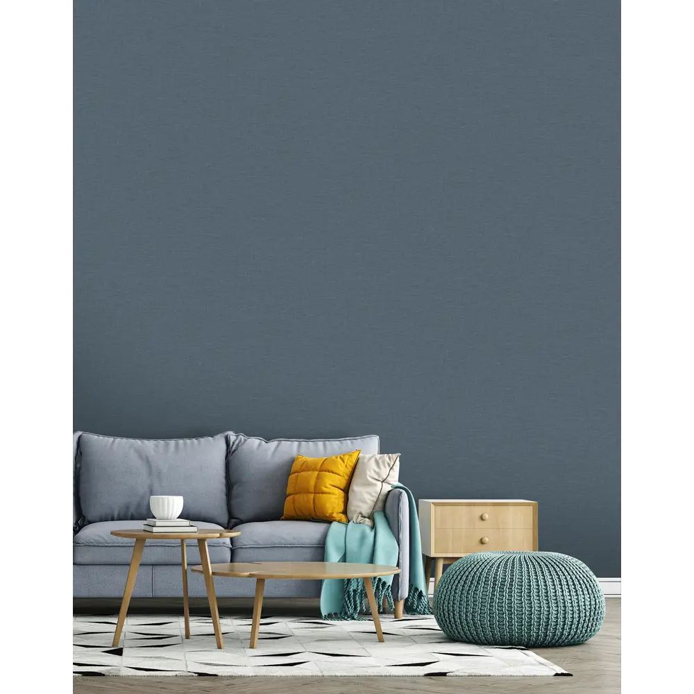 Обои флизелиновые KREAFORTA Малабо синие 1.06 м 587628 STLM-2154817