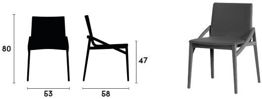 Capdell Стул из мягкой ткани Capita sun-id-1378868 - Вид №5
