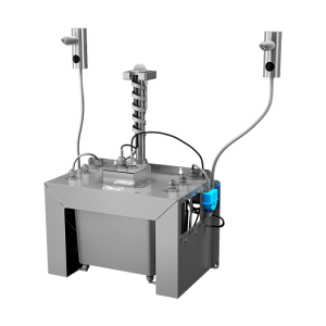 85912 Комплект 2 шт. автоматических нержавеющих дозаторов мыла на столешницу, 6 л центральный бачок для мыла, 230 В SANELA