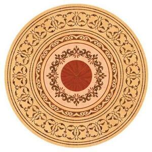 Художественный паркет Da Vinci Розетка 26-159 Дуб Селект (Гладкая) х1000диаметр мм.