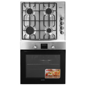 9280261 Духовой шкаф электрический Simfer B6EM56070 + Варочная поверхность газовая Simfer H60Q40M471
