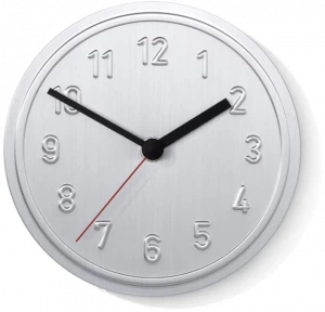 Richard Lampert Настенные часы из алюминия