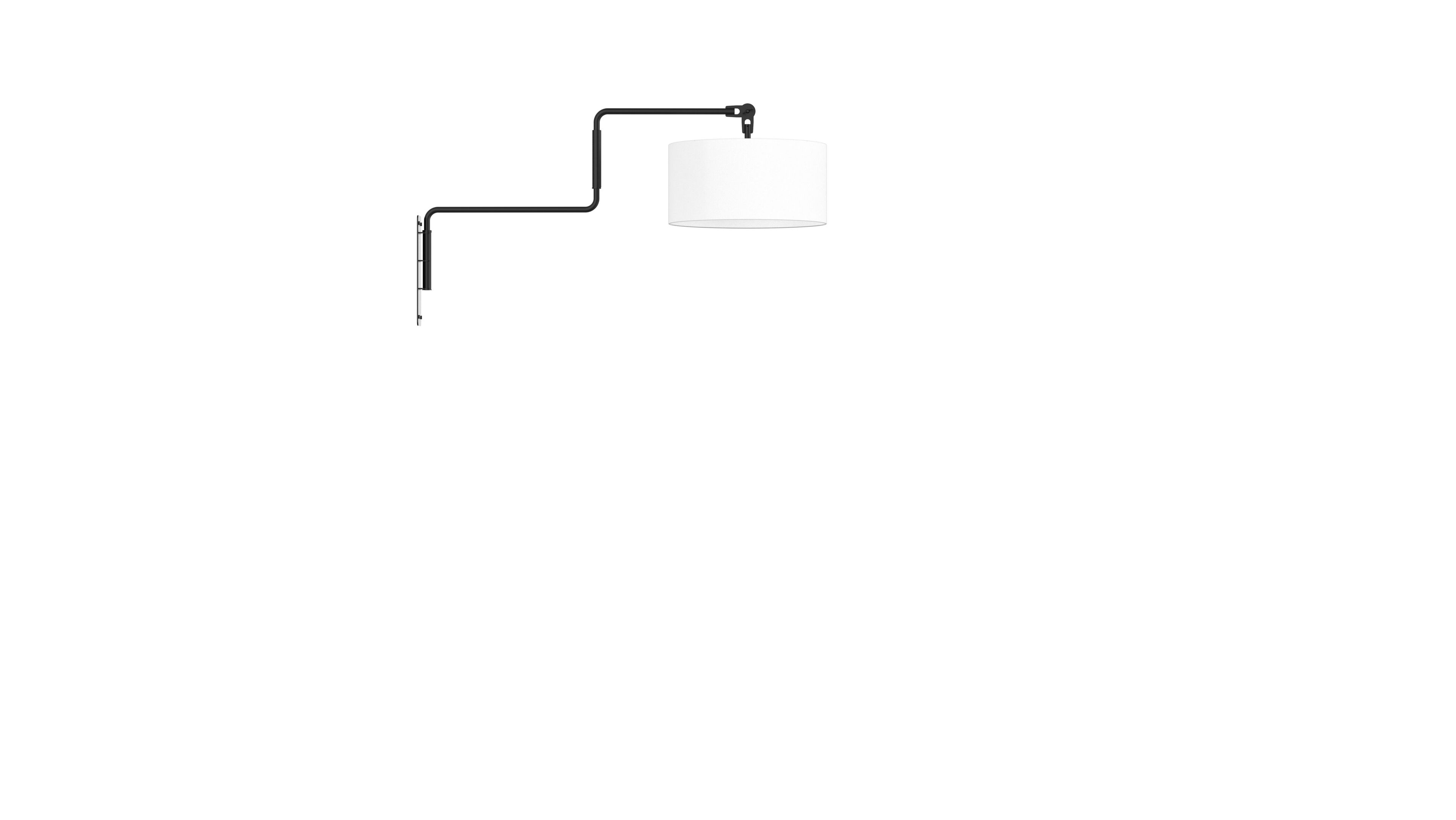 Настенный светильник из стали и ткани с гибкой рукояткой FUNCTIONALS SWIVEL ARCH-00039568 - Вид №28