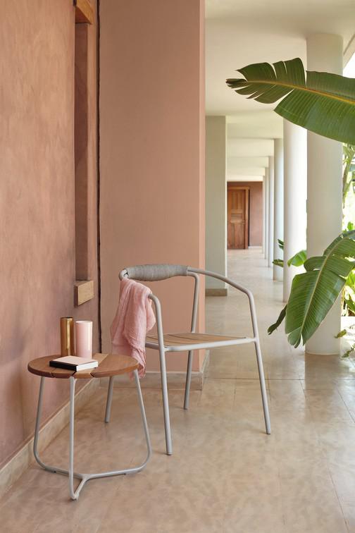 Стул лава веревка 4,5мм антрацит Manutti Duo MNST38 - Вид №13