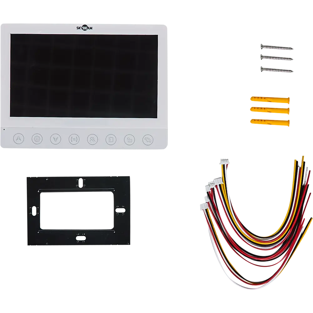 Видеодомофон Skybeam Cronos экран 7" цвет белый STLM-2037299 - Вид №2