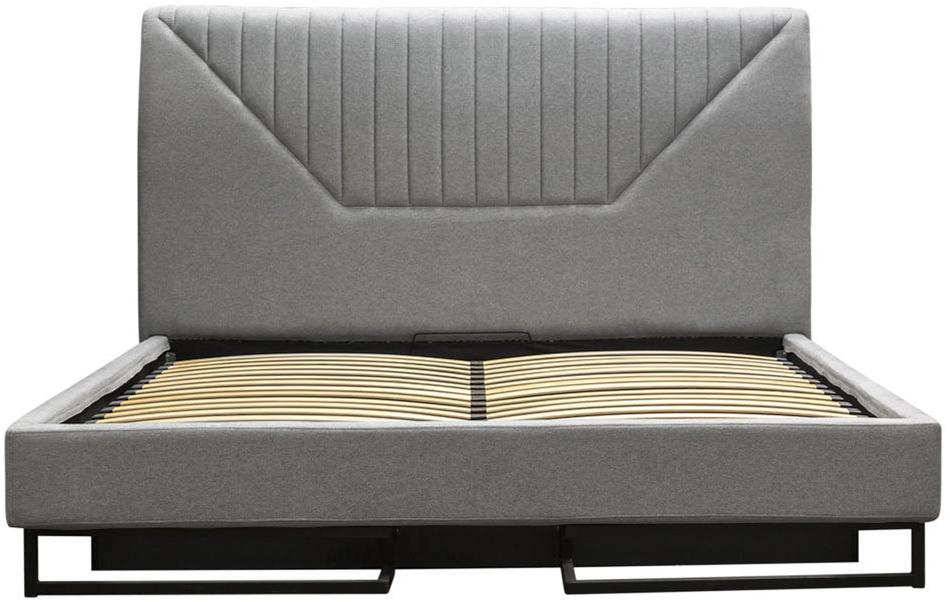 30655 Кровать с ортопедическим основанием и ящиком 1.8 Loft Alberta Стоун R-HOME 401720451h_Стоун - Вид №1